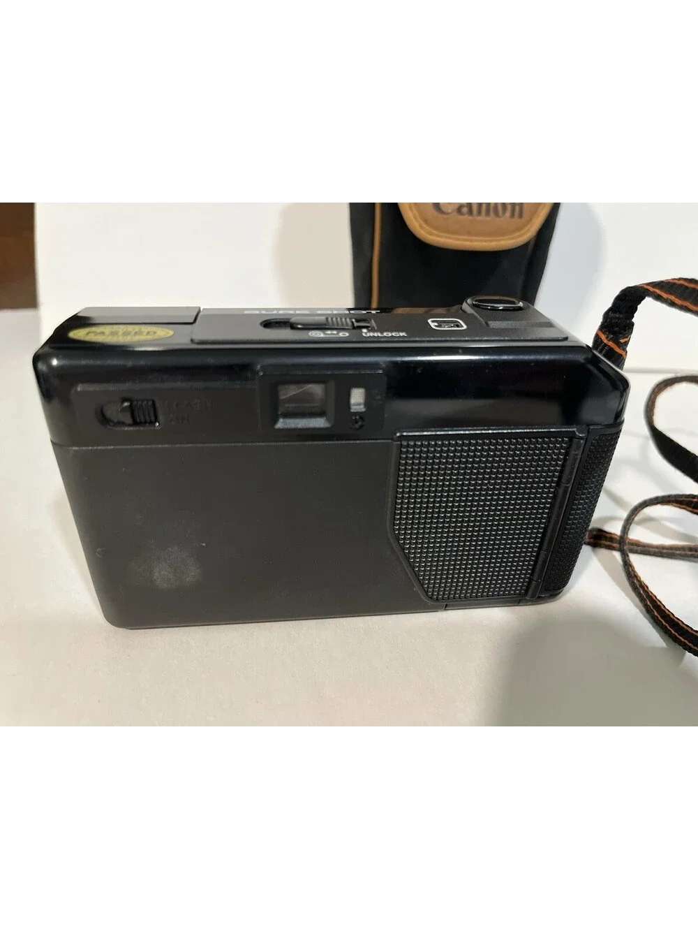 CANON SURE SHOT AUTO FOCUS 38mm 1: 2.8 Camera Film W/ Case Untested